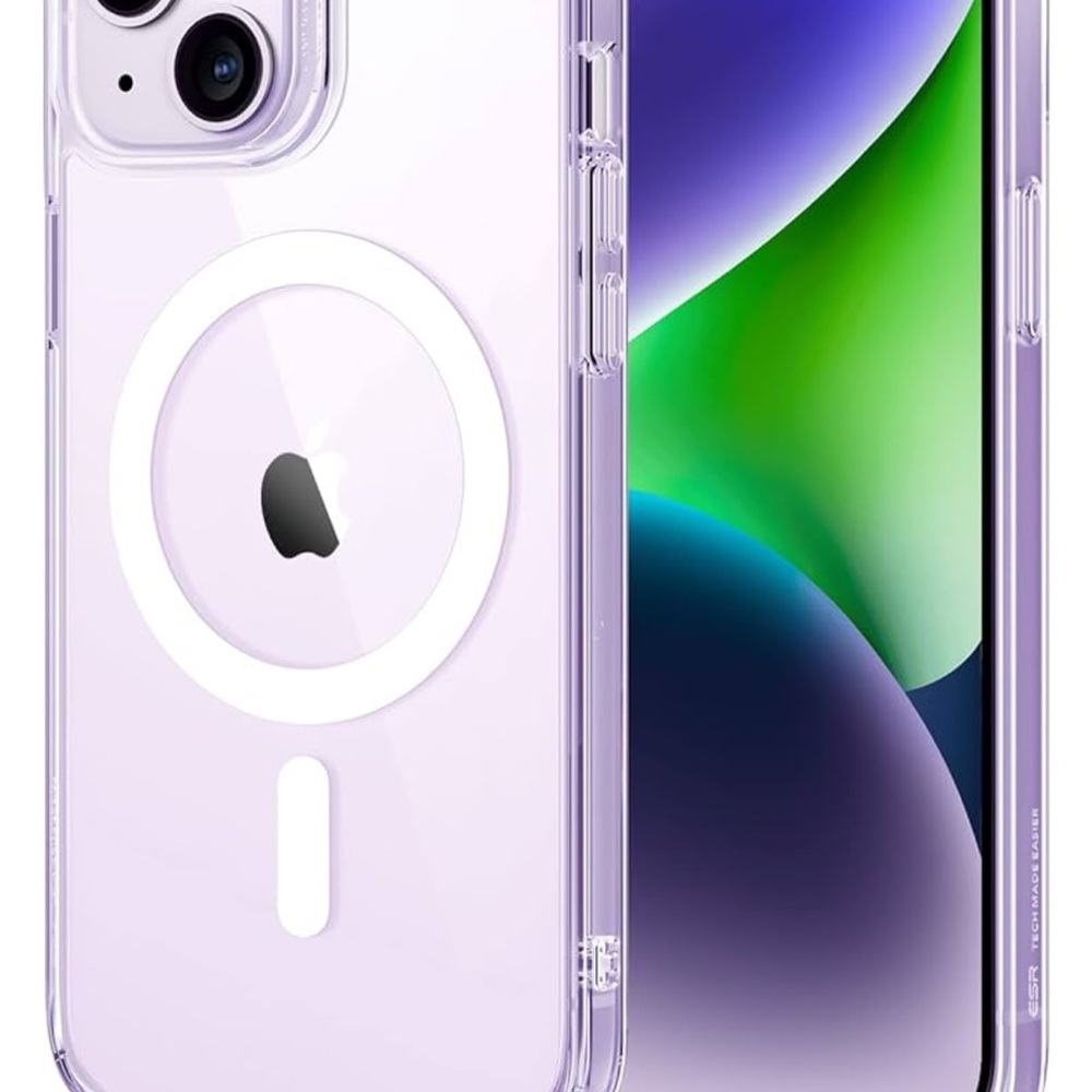 Apple iPhone 14 Clear Case with MagSafe - Purple